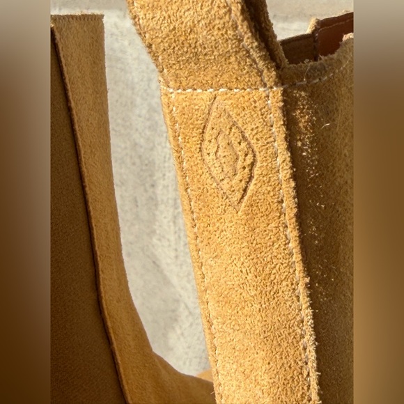 BA&SH CODA Suede Leather Chelsea Boots in Sand, sz 38 - Picture 6 of 9